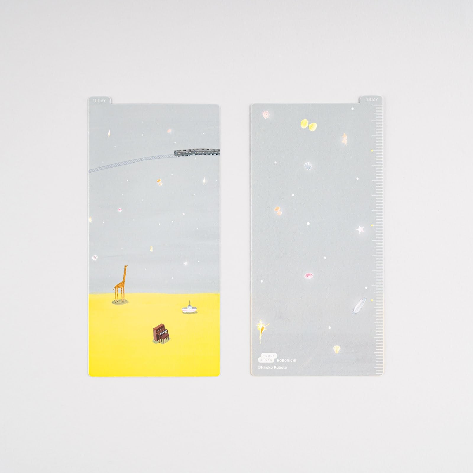 Hobonichi Notebook Hiroko Kubota Underlay Shell Star WeeksSize