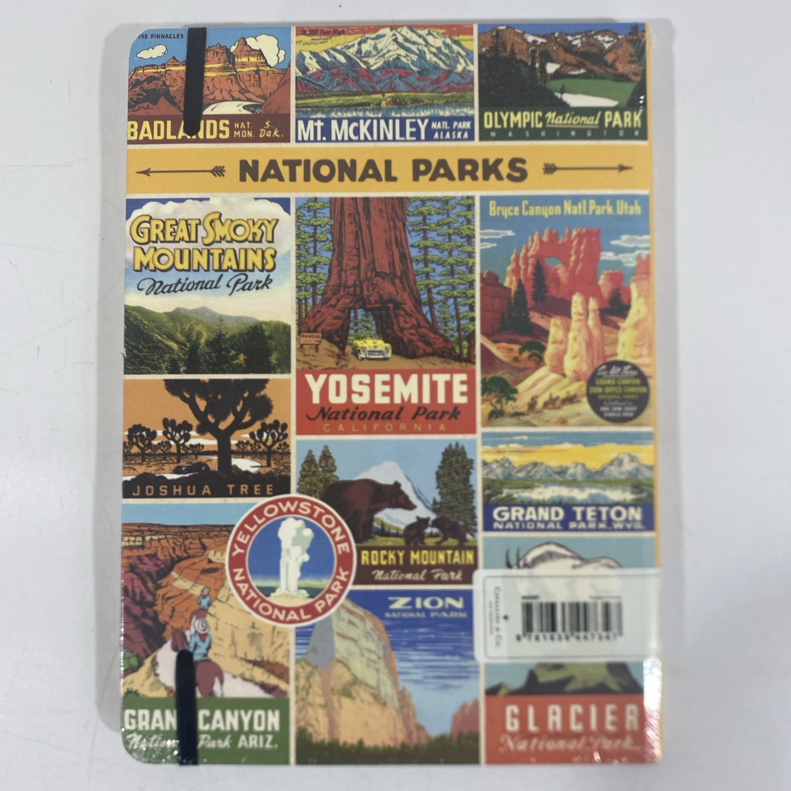 National Park Notebook Journal 144 Line Pages New Seal Cavallini & Co.