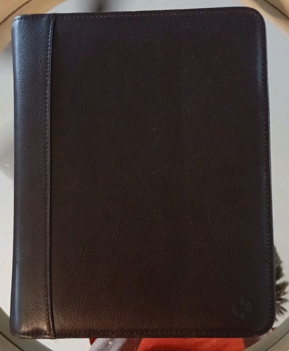 Franklin Covey 10″ X 8″ Brown Full Leather 7 Ring Binder Planner 2” Rings