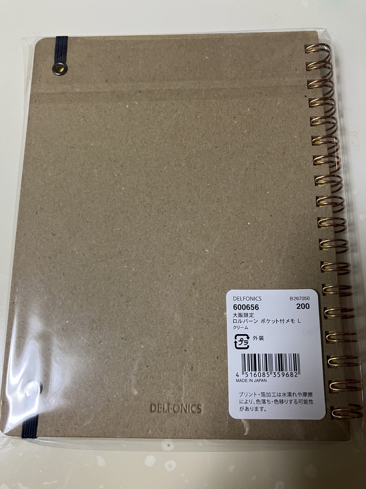New Delfonics Rollbahn Notebook L Size Osaka Limited Edition Music Design Japan