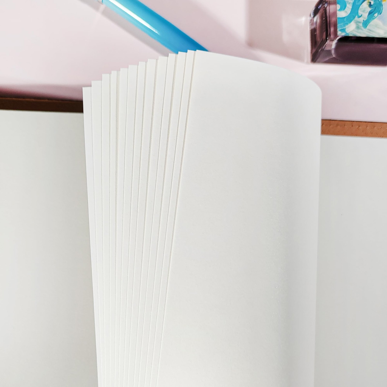 A5 Loose Leaf Refill Paper, 210x142mm, 135 Sheets Plain White Planner Refills…