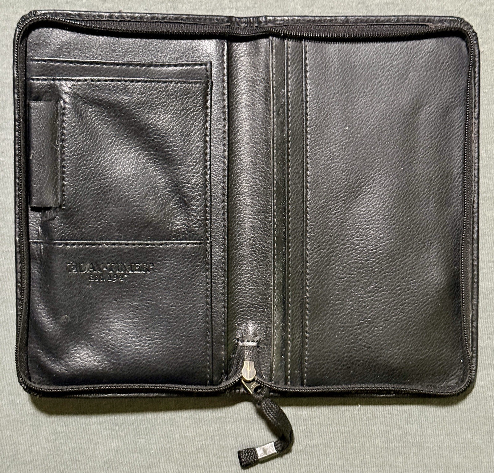 New Day-Timer Leather Planner Cover Pocket Size Free Shipping