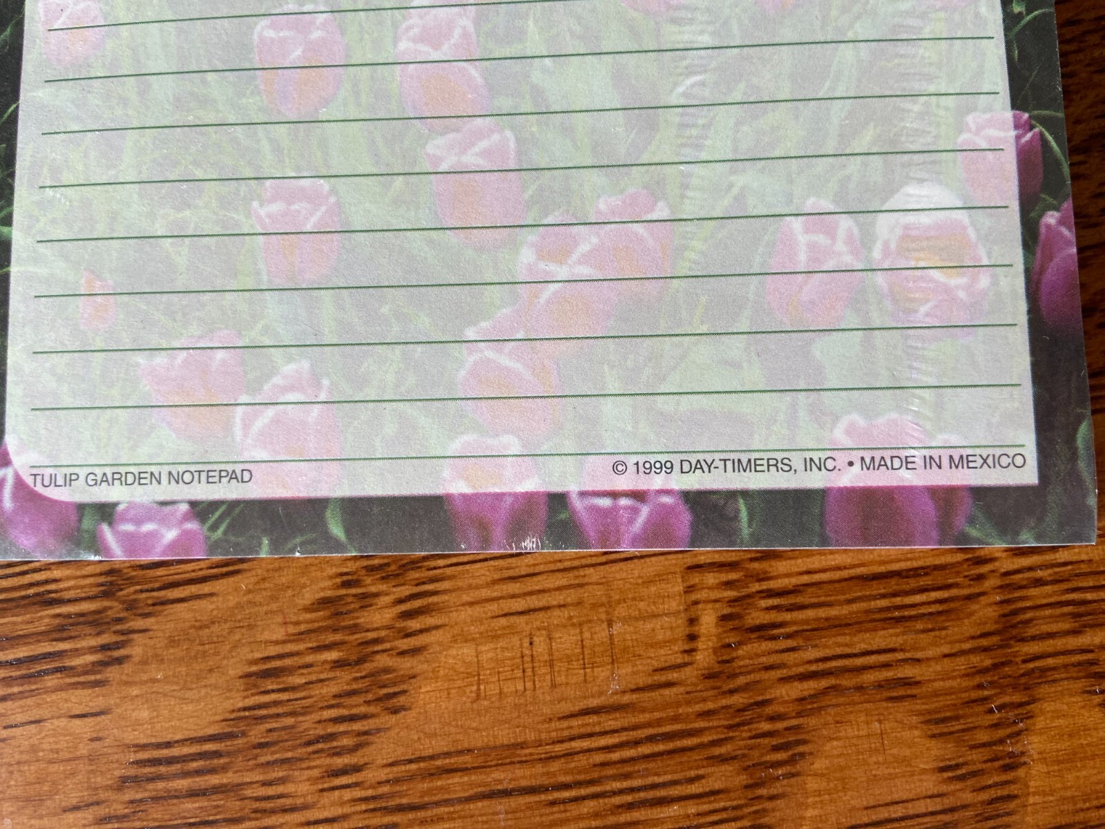 3 Acco DAY-TIMER Designer Note Pads 2 pads of 24 sheets Tulip Garden Item 14209
