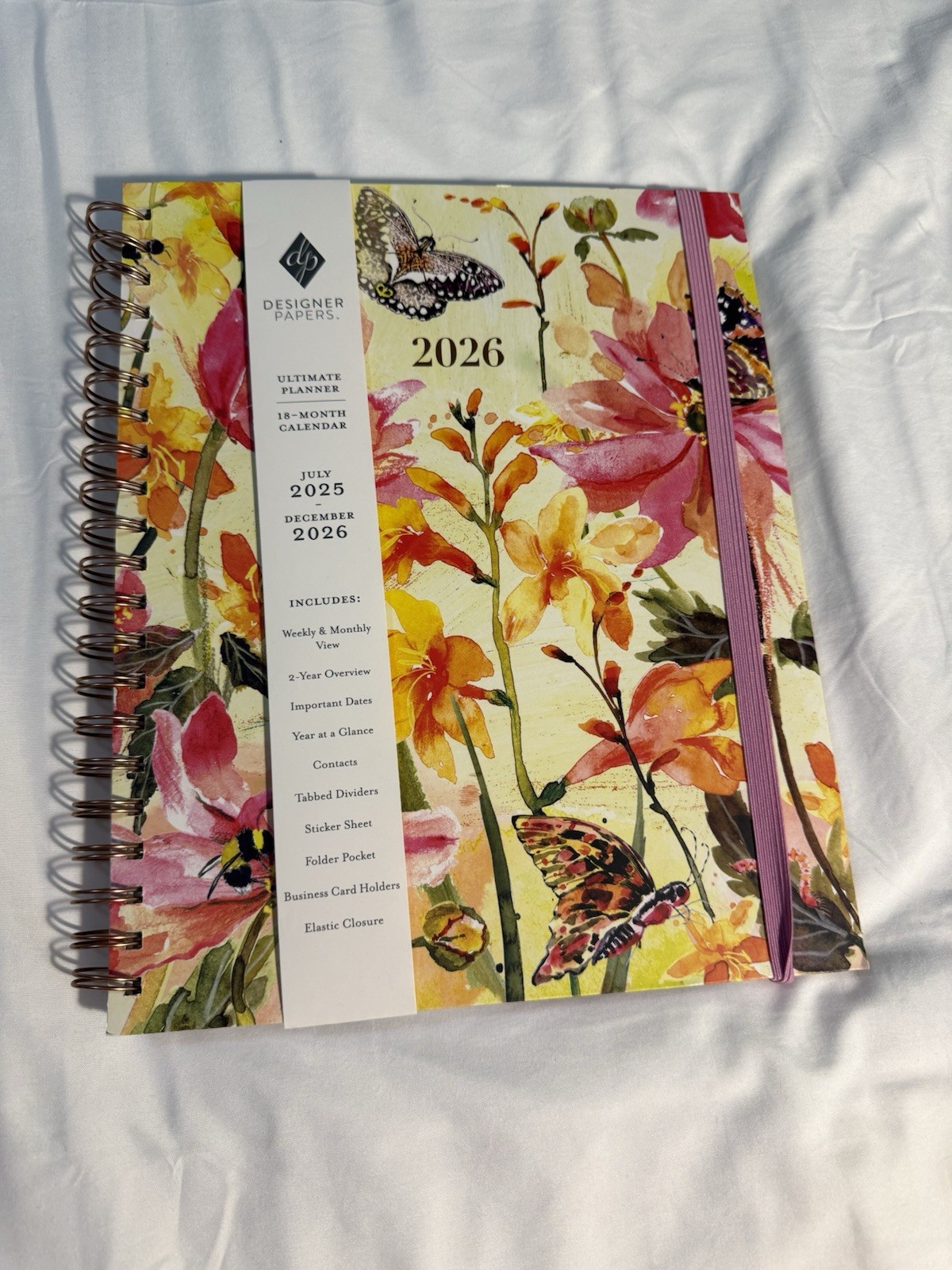 2026 Designers Papers Ultimate Scenic & Floral Calendar & Planner 11 X 8.5