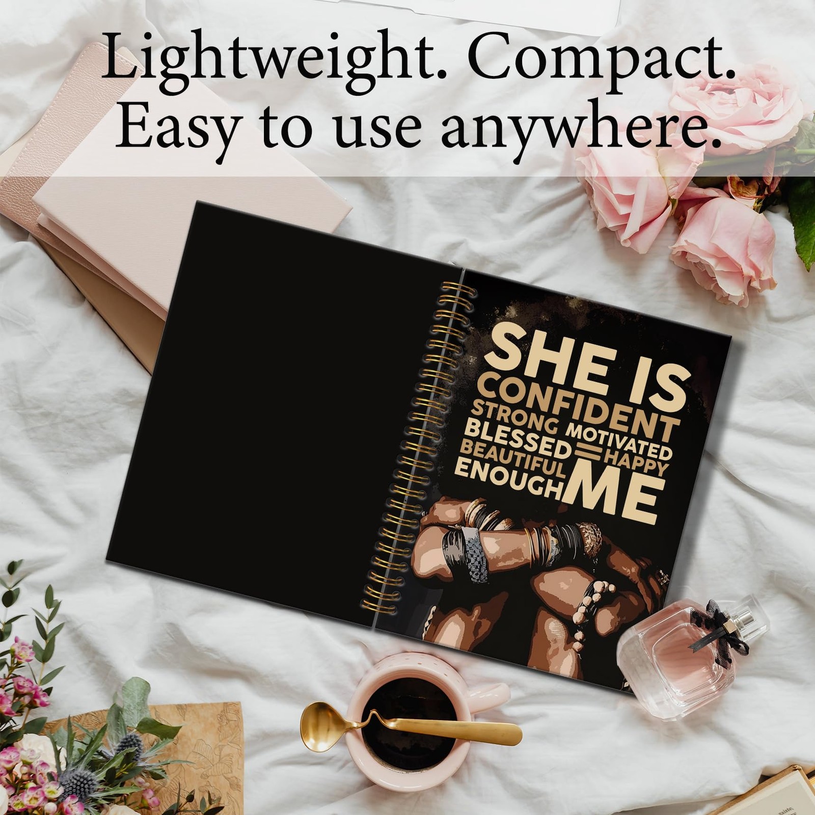 KTYHD Black Women Motivational Journal For Women,African American color-1
