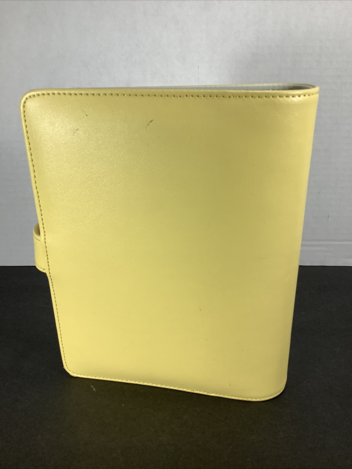 Yellow~6 Ring Snap Day Planner Notebook 6.75”x 5.75”