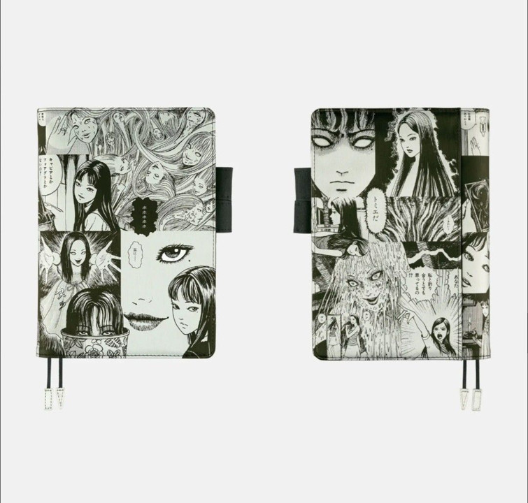HOBONICHI TECHO 2026 Tomie by Junji Ito Memory A5 Cousin Cover Pencil Board Set