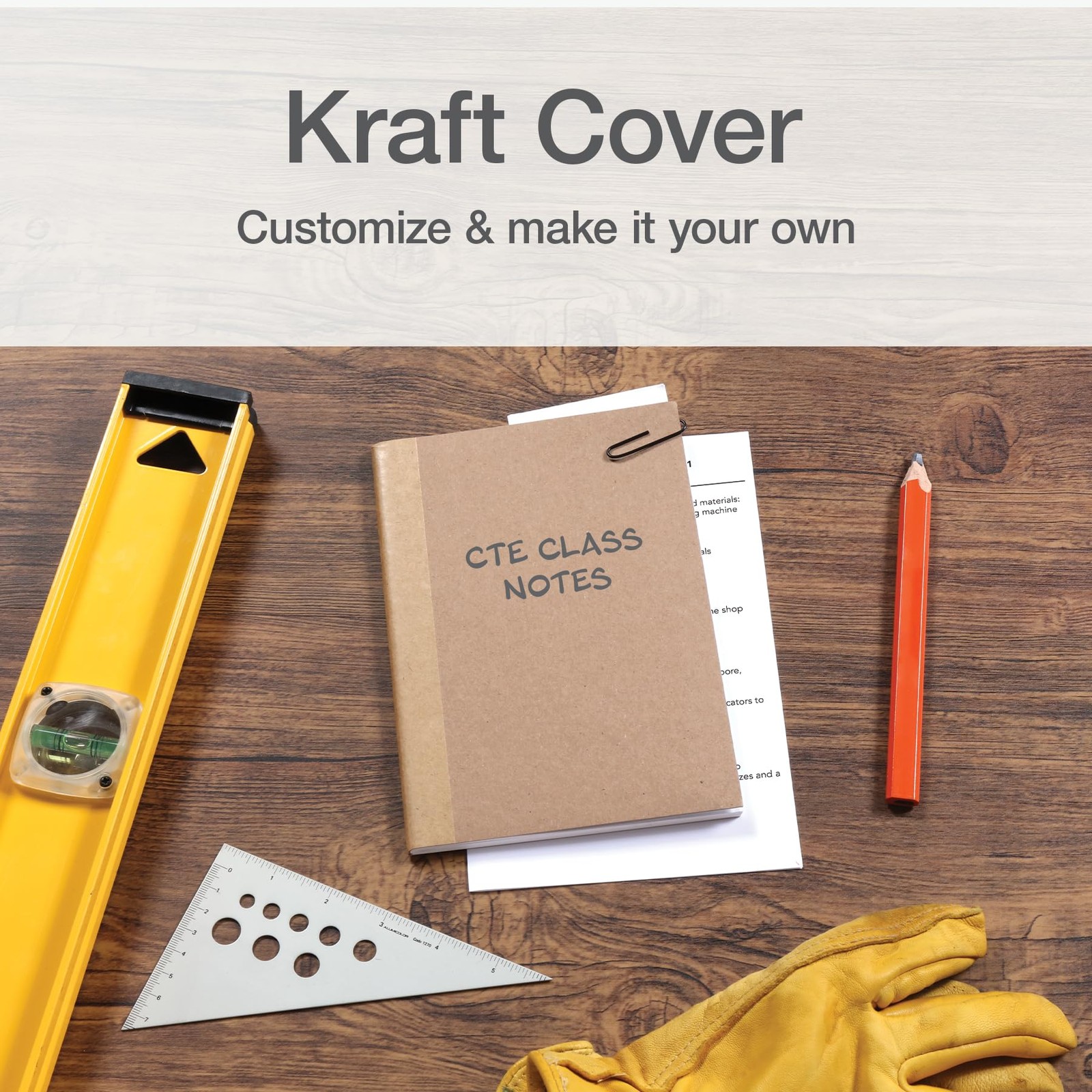 Oxford Composition Notebook 6 Pack,Notebooks for 6 Count (Pack of 1), Kraft