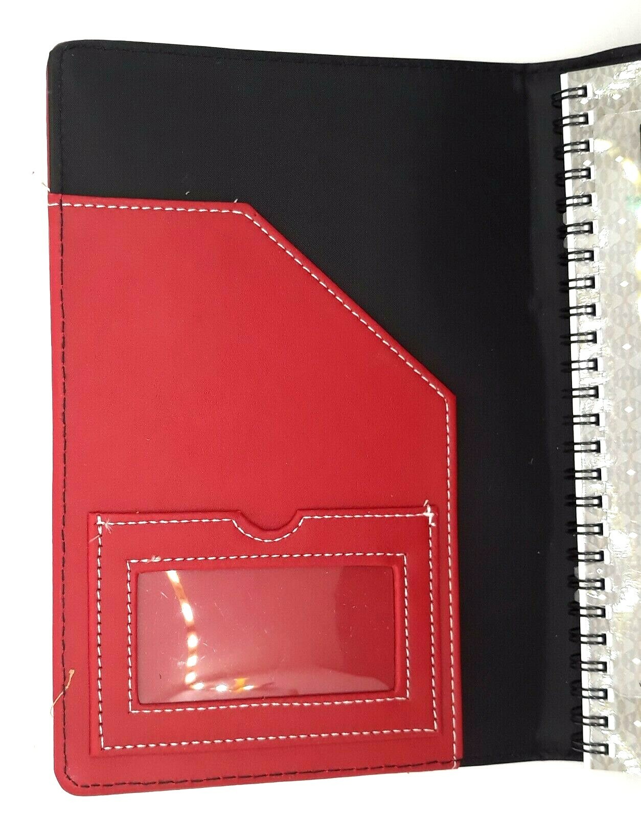 Blue Sky Pro Notes Red Notebook / Planner Faux Leather #11225 8 1/2″ x 5″