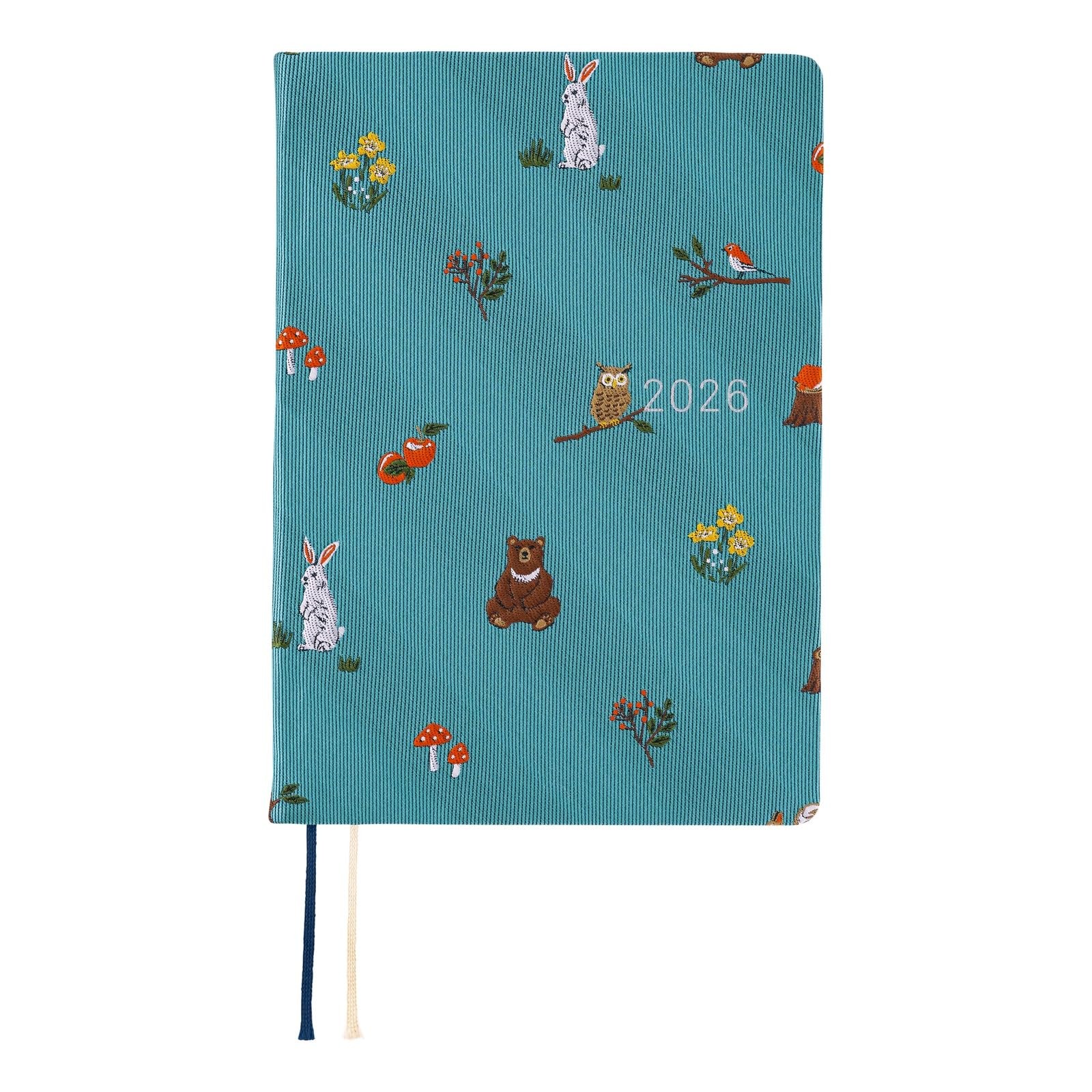 Hobonichi Techo HON A6 2026 – Bow & Tie: In the Forest (English, January Star…