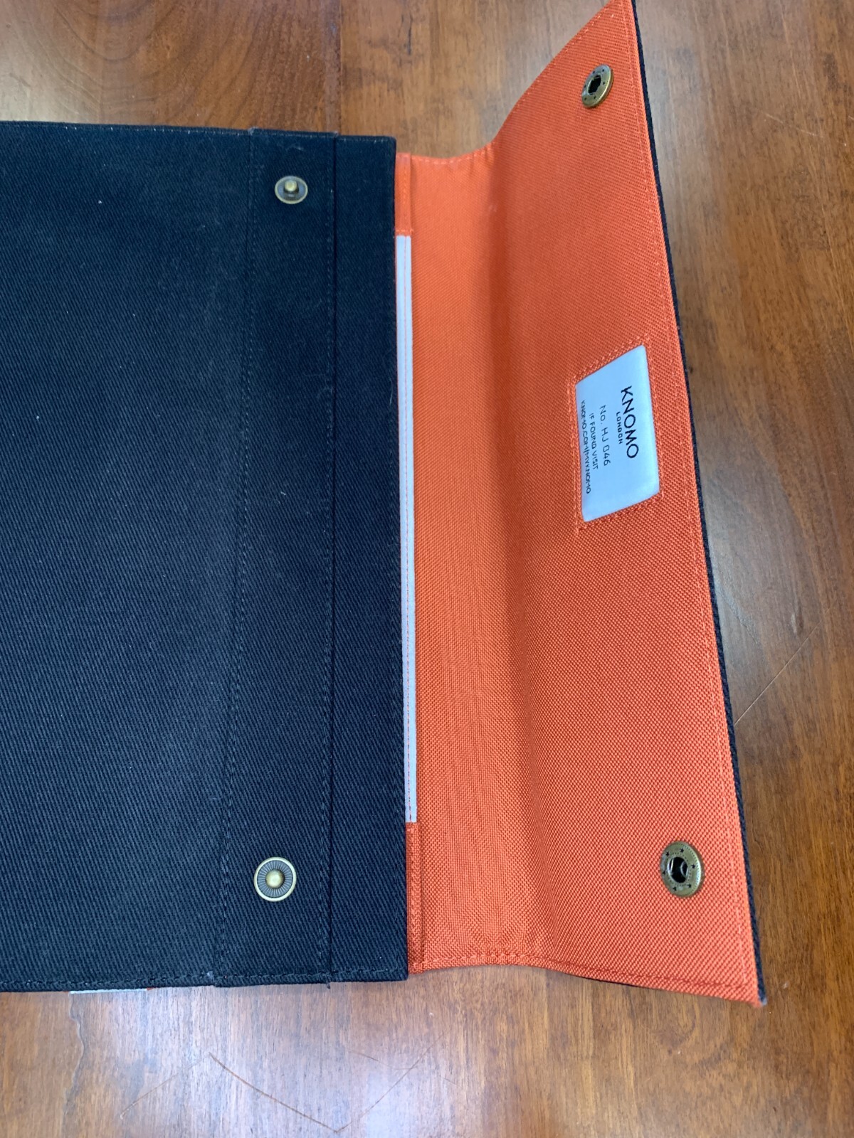 Knomo London Brompton folding tech portfolio stylish work folio organizer Large