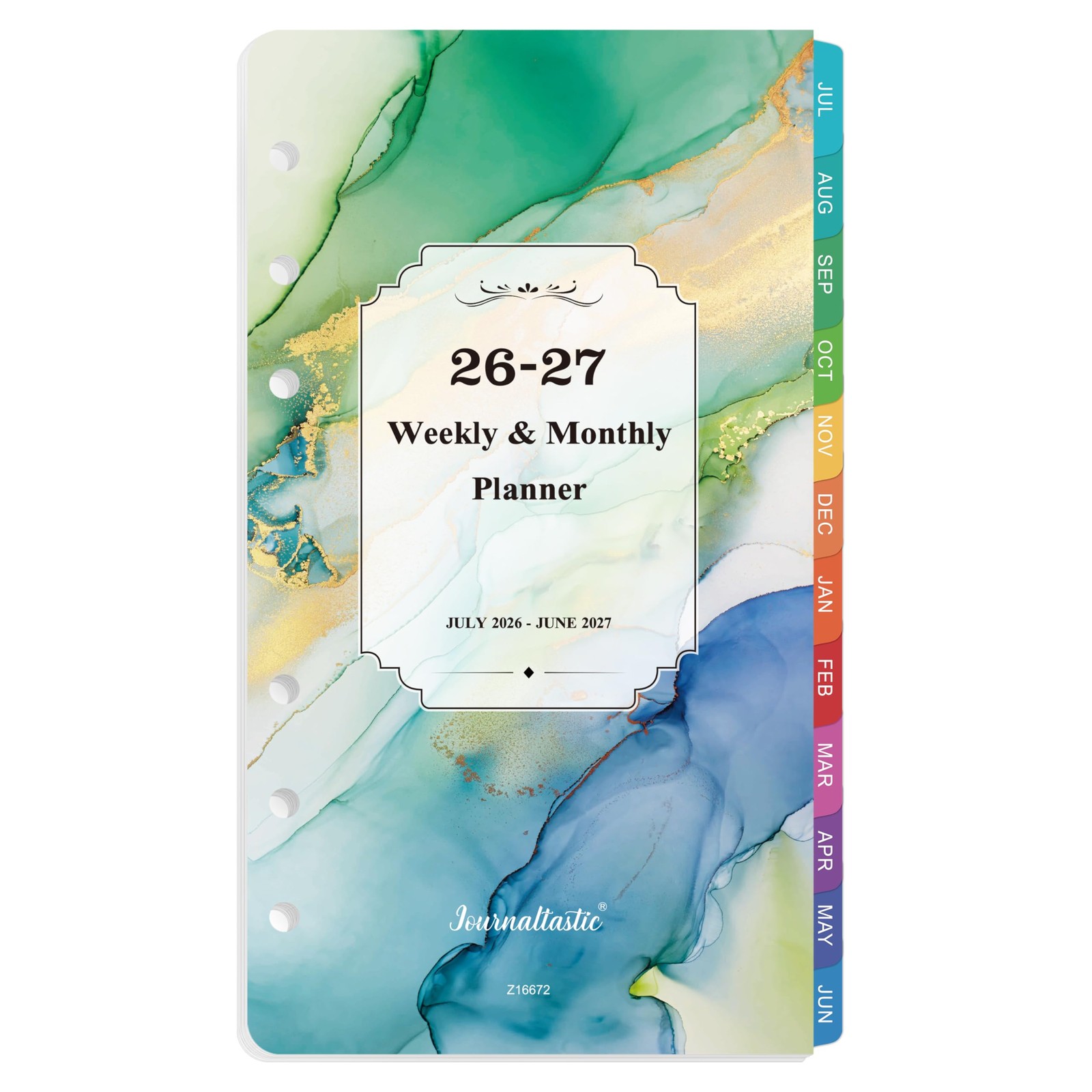 2026-2027 Planner Refills – Refills, July 2026 – June 2027, A6, green
