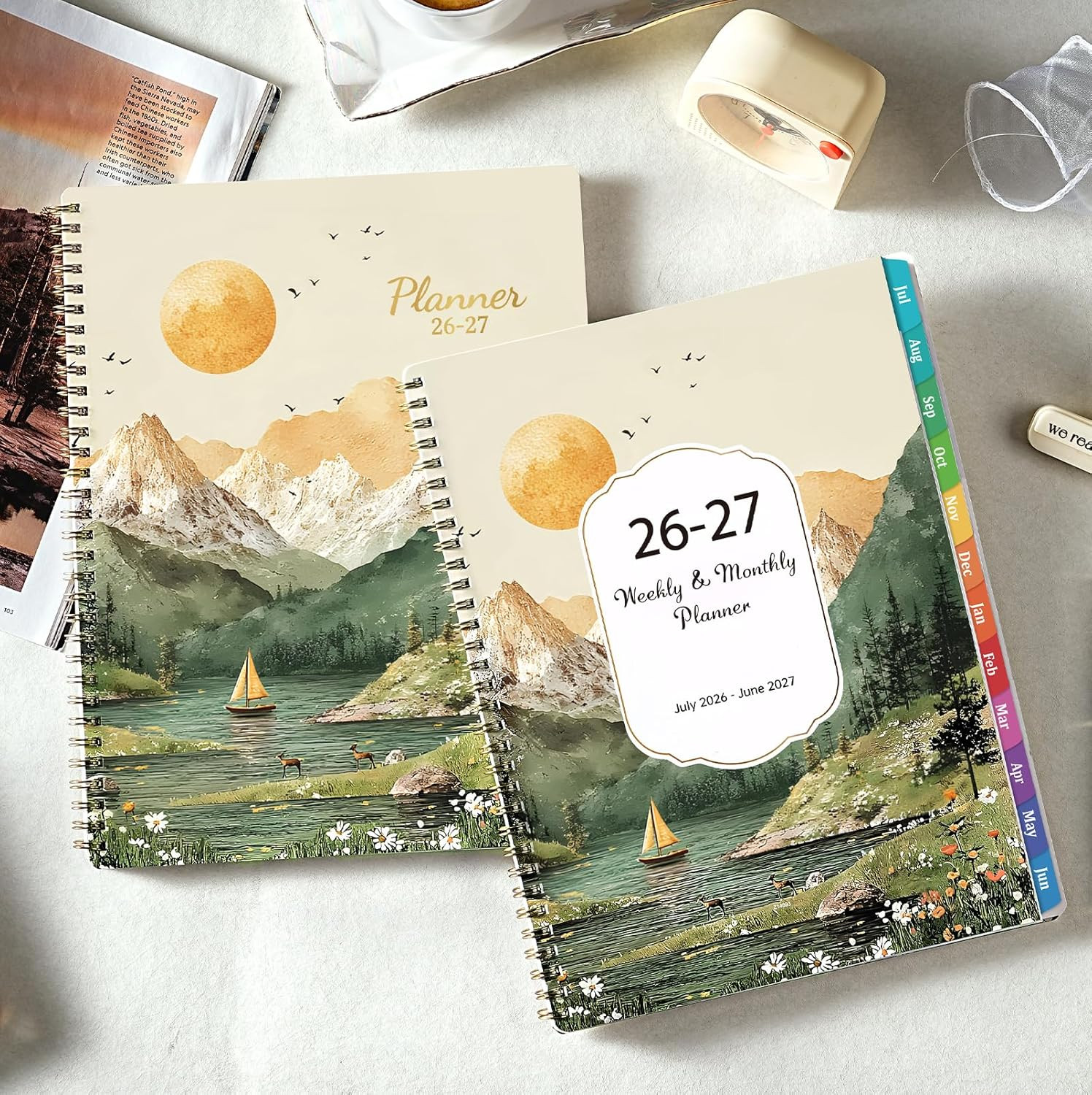 Planner 2026-2027 – Academic Planner 2026-2027 Weekly and Monthly, July 2026 – J