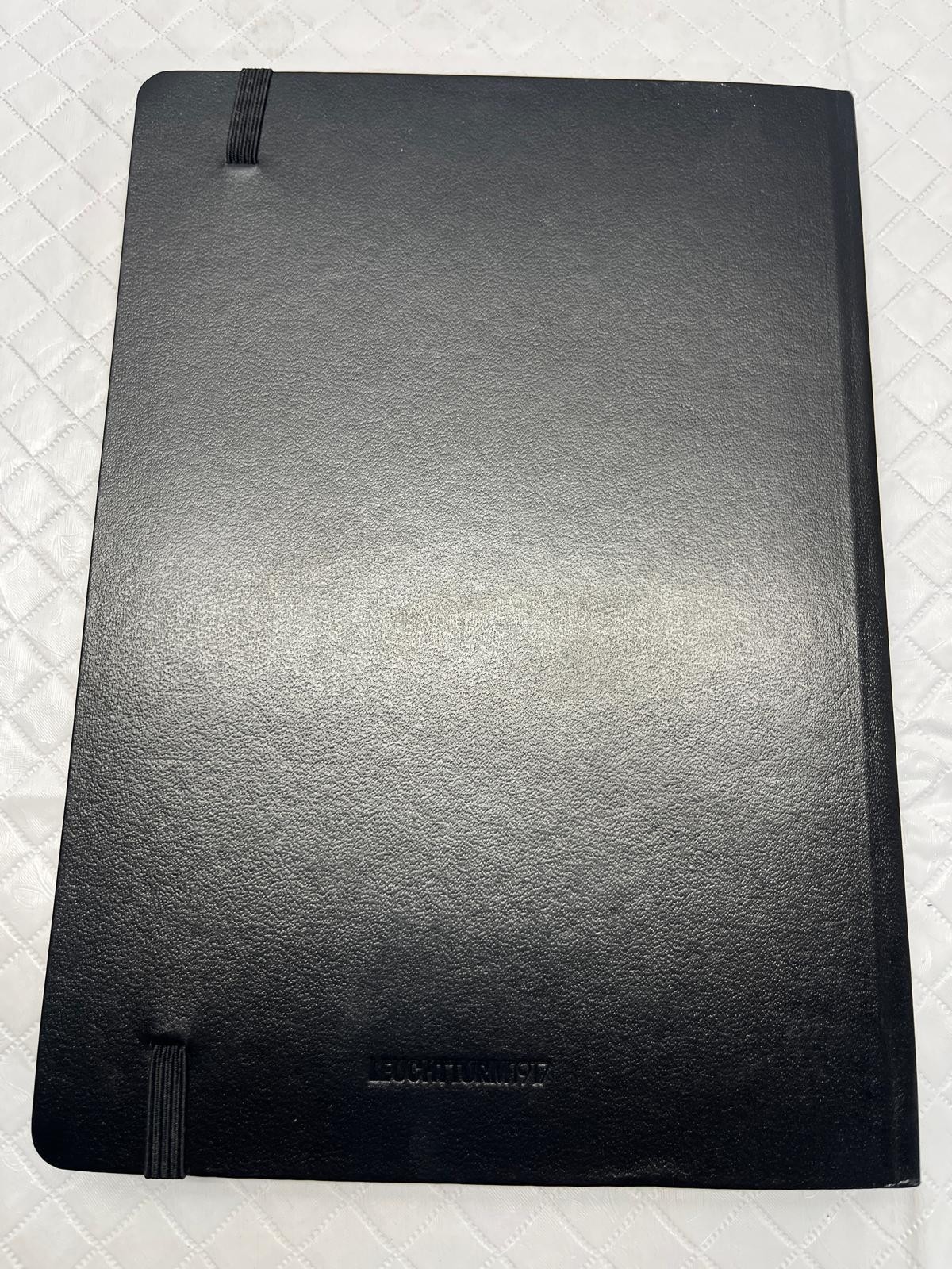 Leuchtturm1917 Address Book Medium A5 Hardcover Black