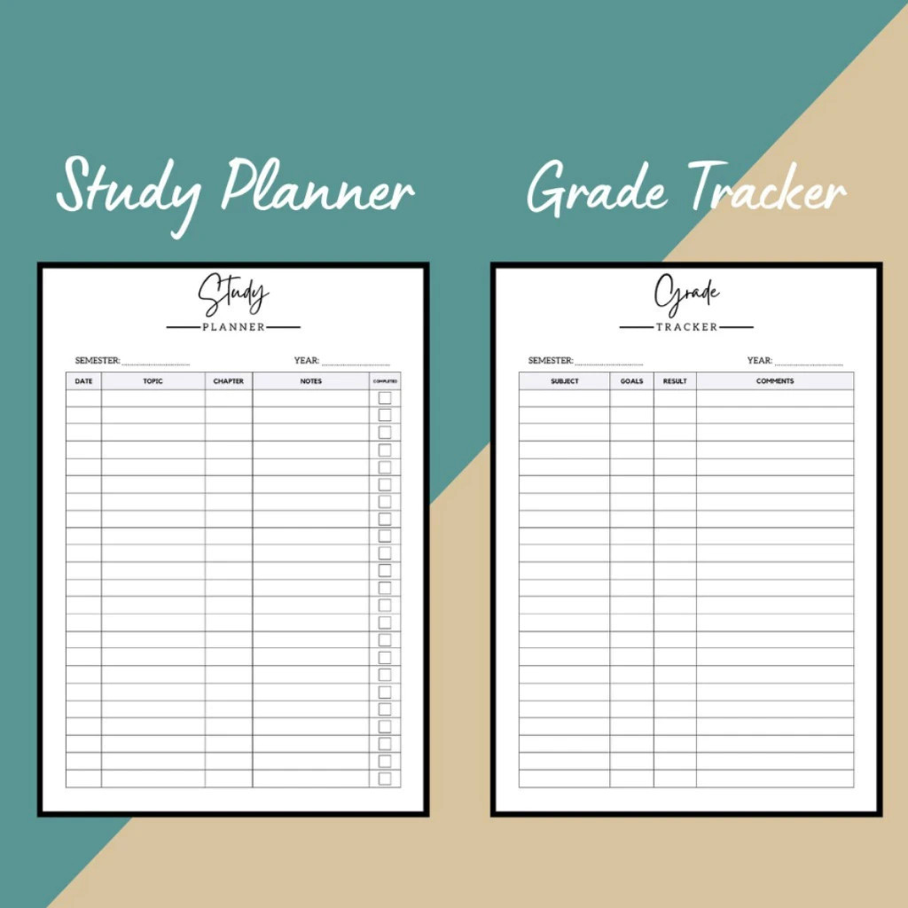 🔥FAST🔥 Student Planner Template Essay Study Planner Weekly Timetable&Homeworks