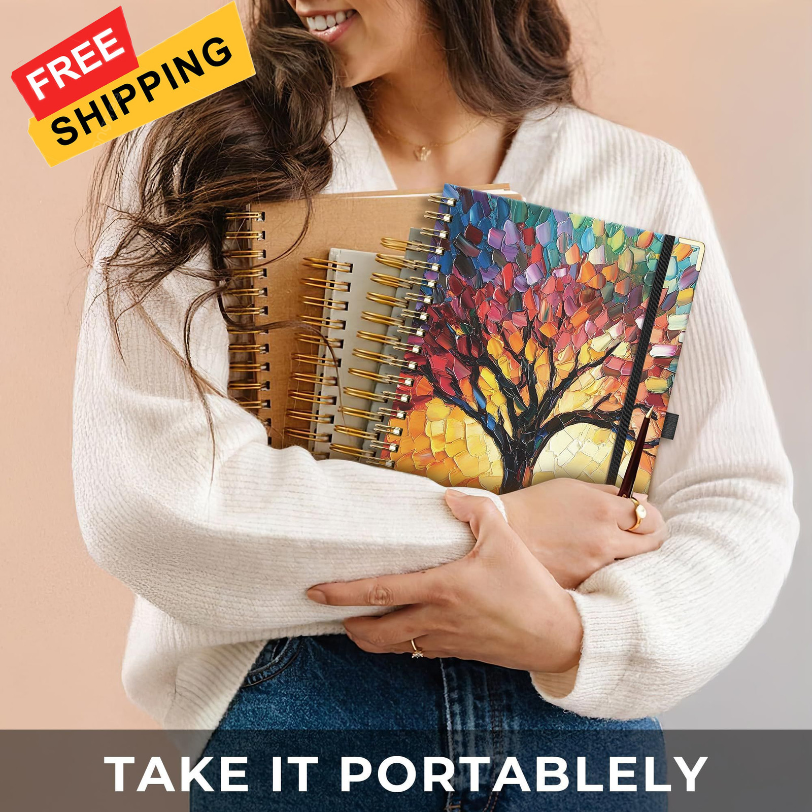 AHGXG Academic Planner 2026-2027, July 2026 – June 8.5″ x 11″, Colourful Tree
