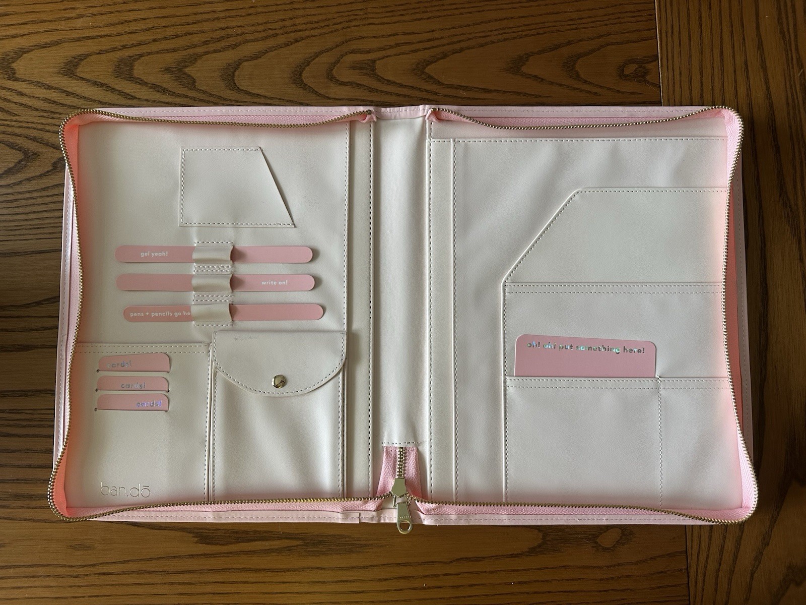 Ban.do Get It Together Folio Zip Organizer Portfolio Files Slots