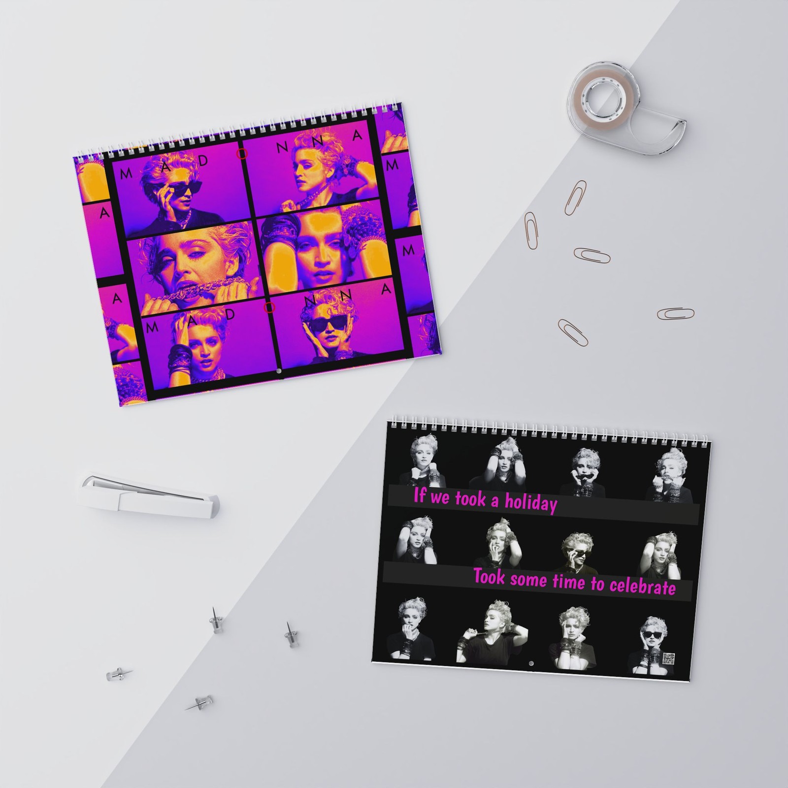 Madonna The First Album 2027 Wall Calendar Home Decor, Music Fan Gifts, Monthly