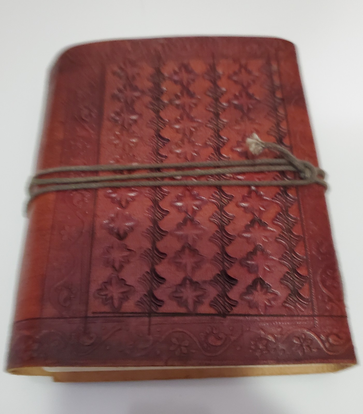 OM 8×6 Leather Bound Personal Journal/Diary-Notebook/Sketchbook to write, Draw