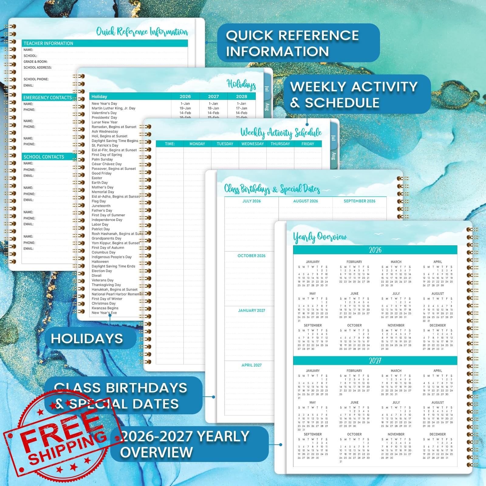 Lemome Home Teacher Planner 2026-2027