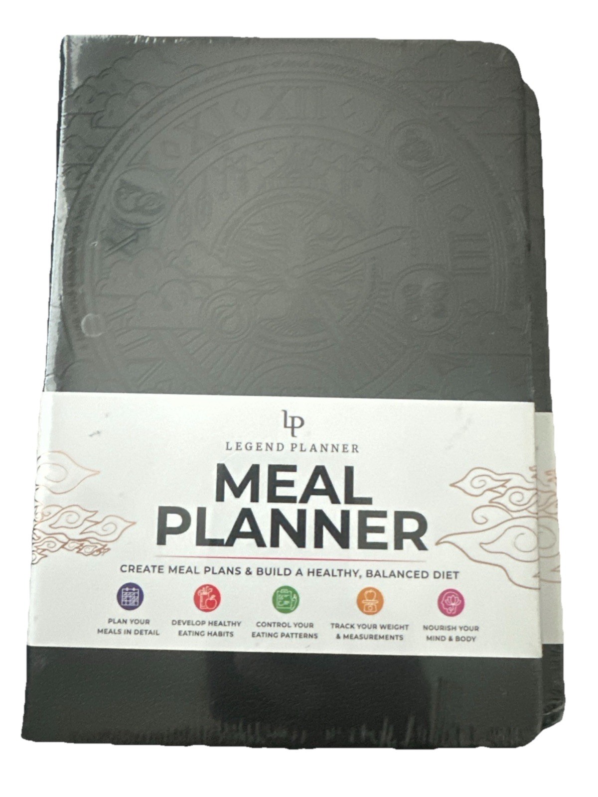 (6) Legend Planner ~ Meal Planner A5 Nutrition Journal w/Grocery List & Stickers