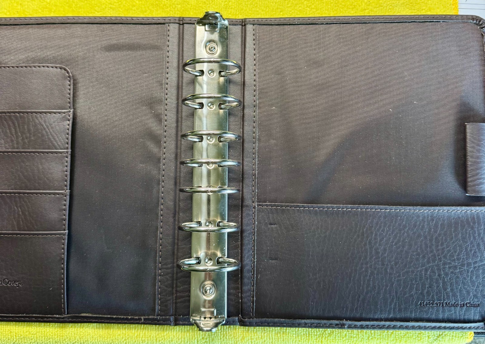 Franklin Planner Vinyl Open Binder Classic Size