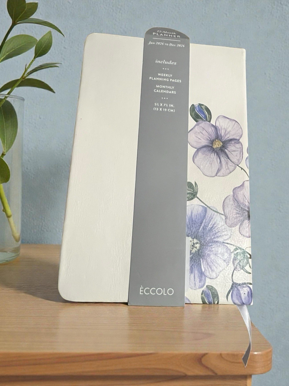 Eccolo 2026 Large Agenda Planner, 12 Month Jan- Dec Monthly & Weekly Planner