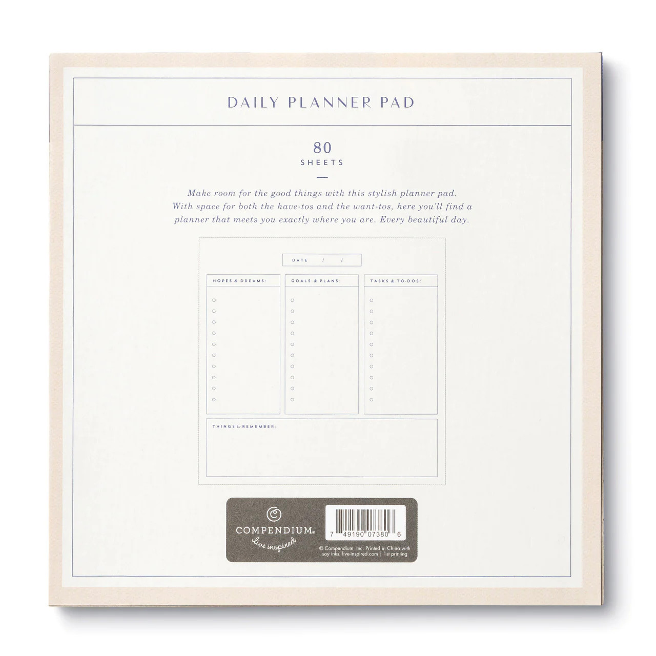 Say Yes To Everything You Love – Daily Planner Pad