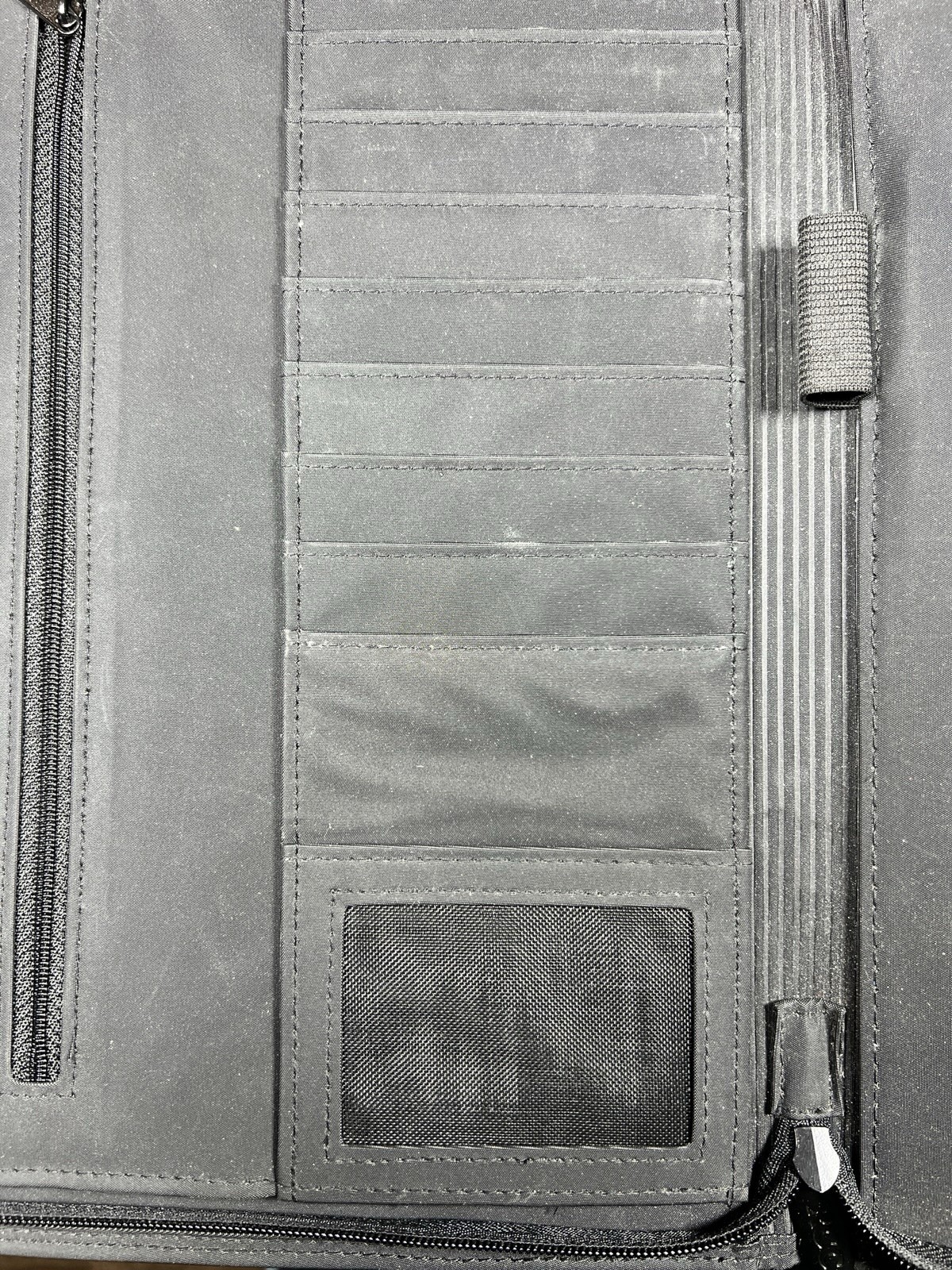 UPS Zippered Portfolio Organizer Binder Document Case Business Padfolio
