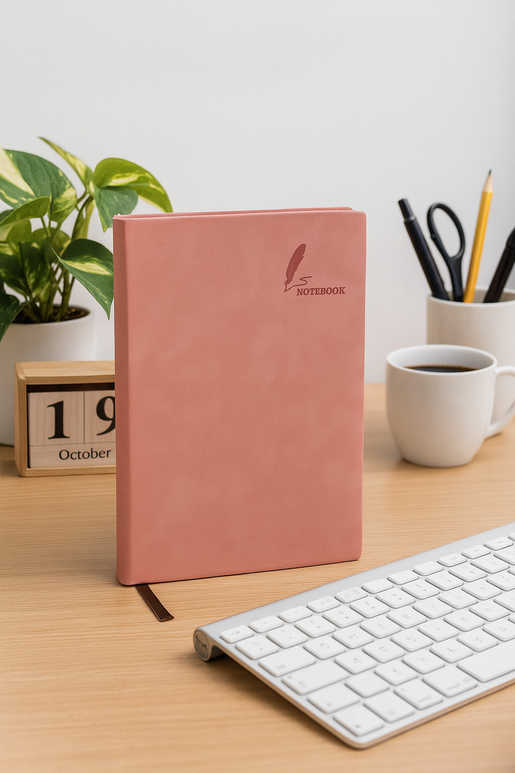 Set of 2 Lined Notebook A5. Color Pink and Black. Free Shipping USA
