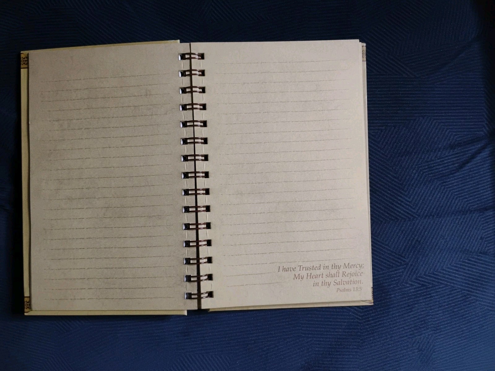 PSALMS 13:5 Hardcover Lined Journal 8″ x 5.75″