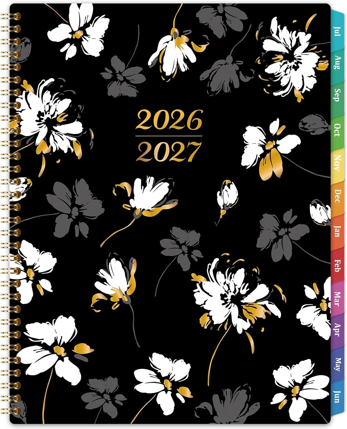 Ultimate 2026-2027 Planner: Weekly & Monthly Views, Colorful Tabs, 8.5” x 11”