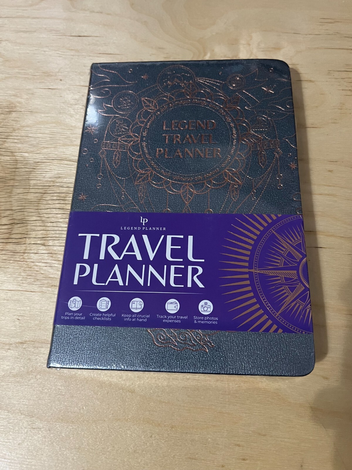 Legend Travel Planner – Vacation Itinerary Organizer for Solo Travel Hardcover