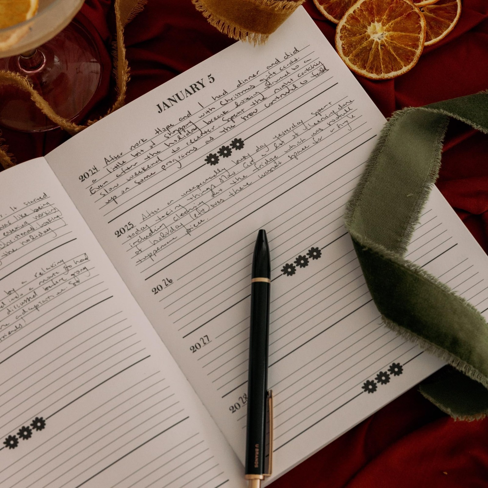 Steel Mill & Co. 5 Year Journal, Wanderlust Bouquet