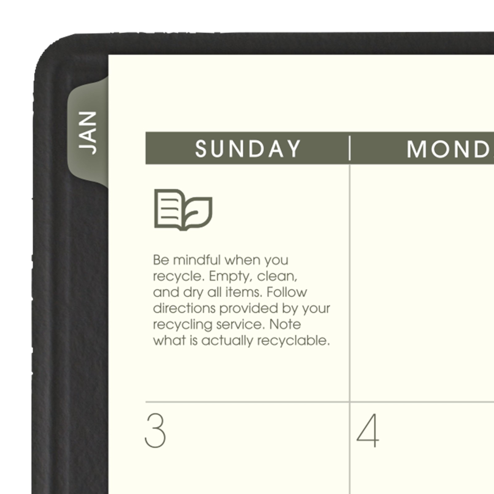 AT-A-GLANCE 2027 Planner, Monthly, 7″ x 8.75″, Tabbed, x Black