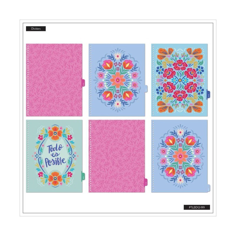 Happy Brands 8.5″x11″ 2026-2027 12 Month Organized Vive Cada Momento