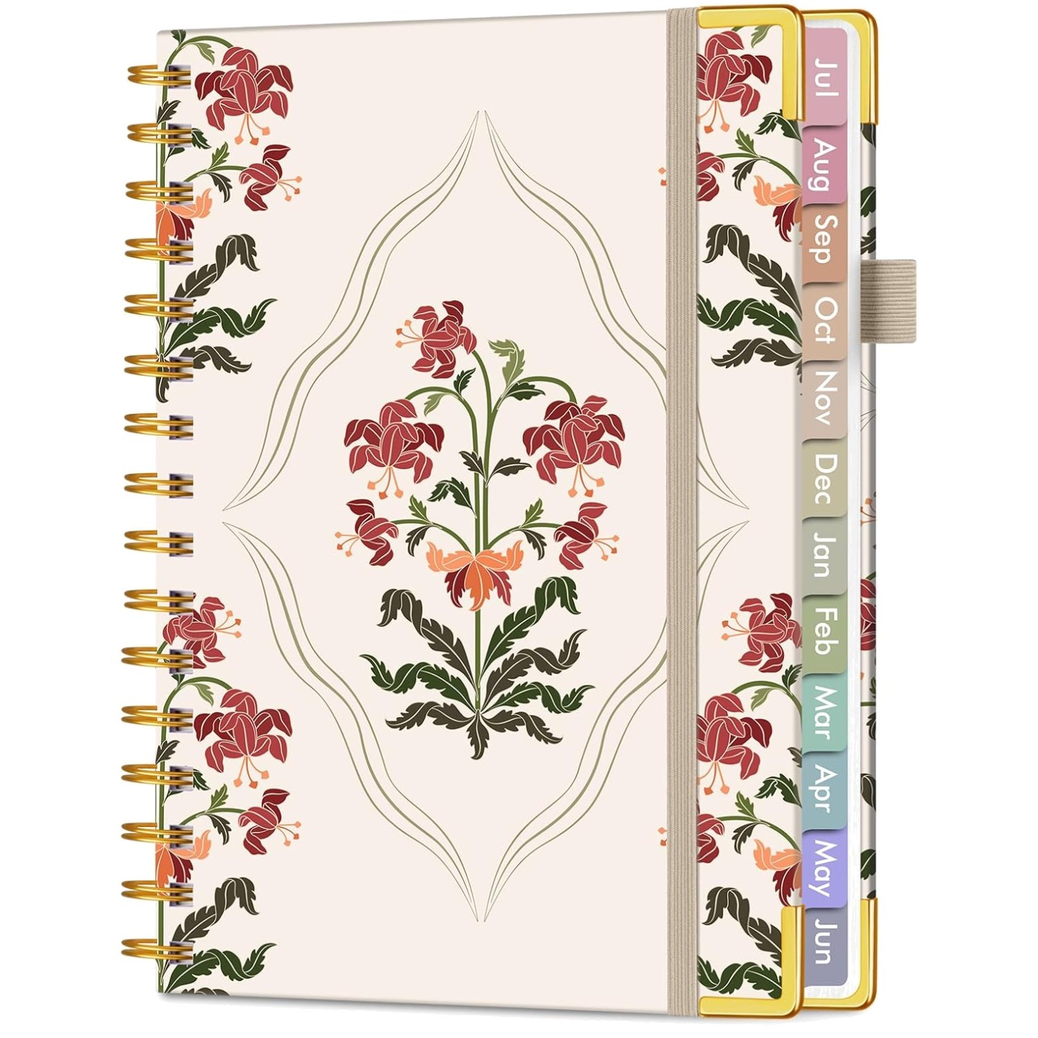 2026-2027 Leather Academic Planner – A5 Weekly & Monthly Organizer for Students