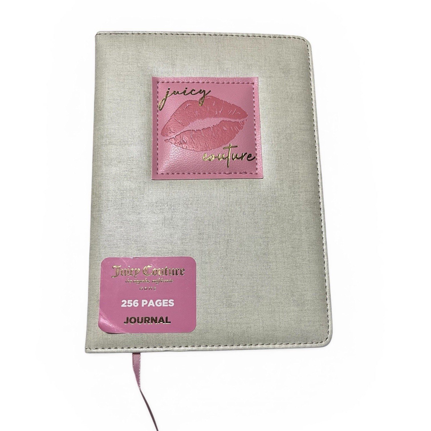 Juicy Couture Fabric Cover Illustrated Journal 256 Pages Kiss Print Design