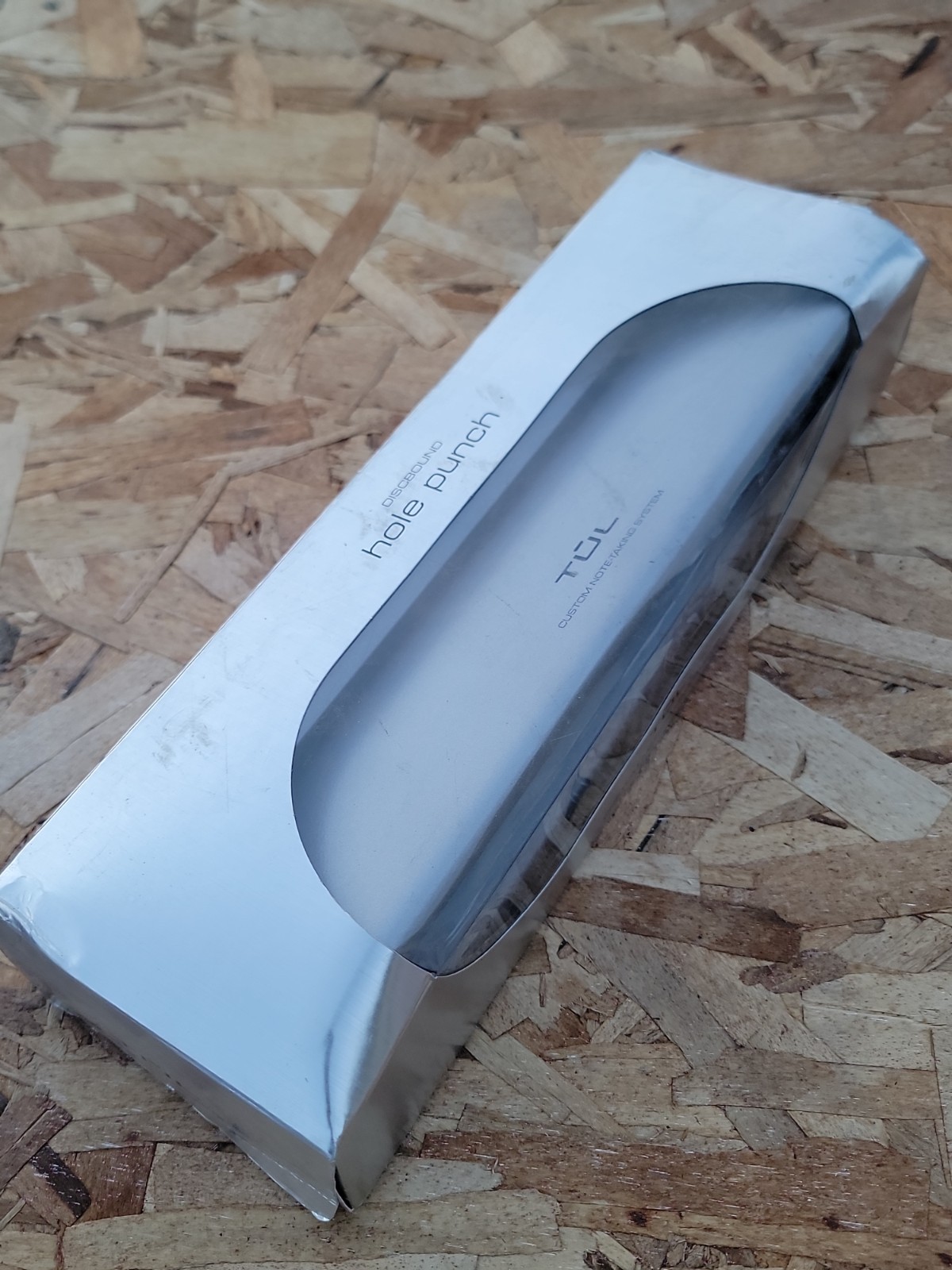 TUL Custom Note-Taking Notebook System Discbound 12 Hole Punch, Silver NEW