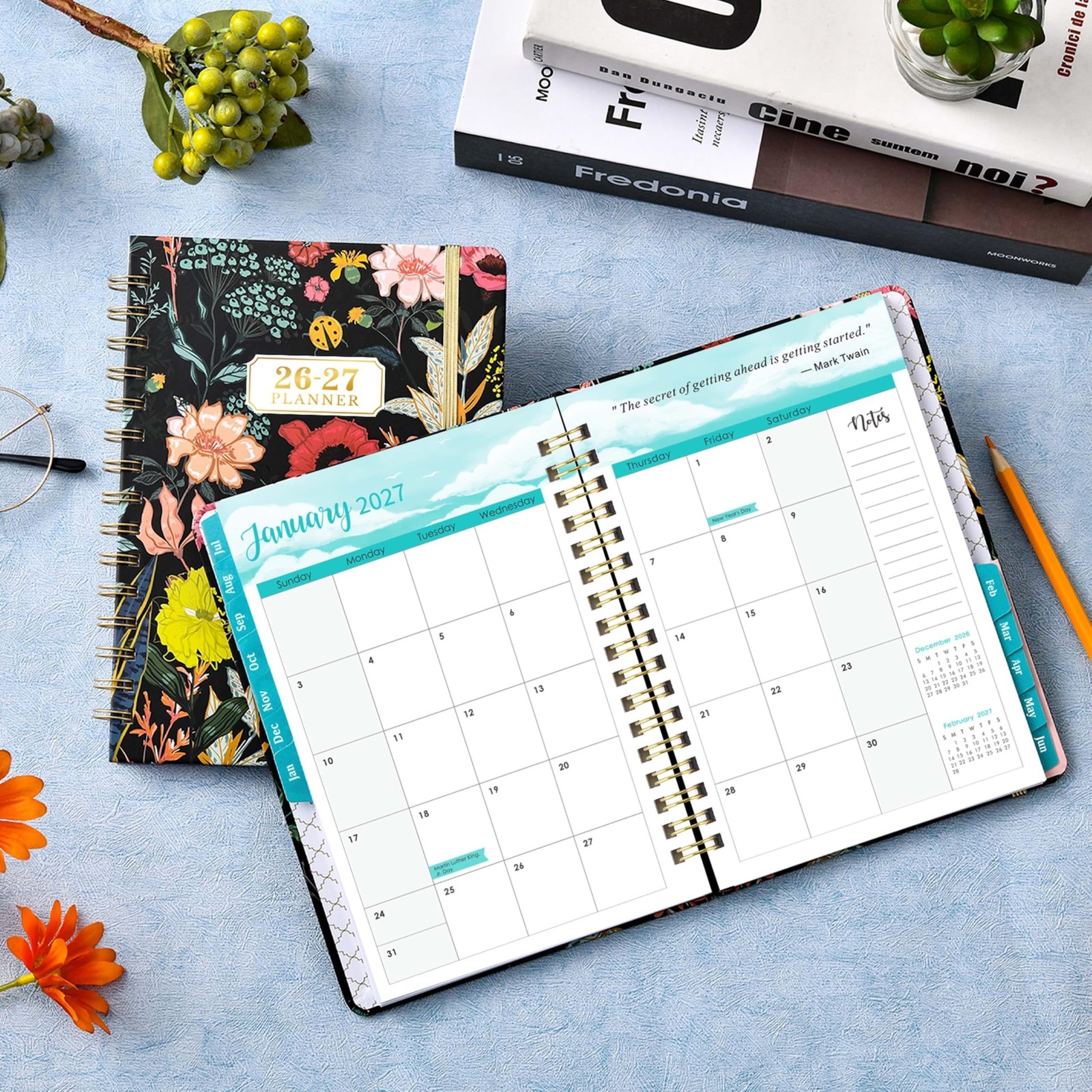 Planner 2026-2027 – 6.4″ x 8.5″, 2026-2027 Planner Weekly and Monthly, JUL.20…