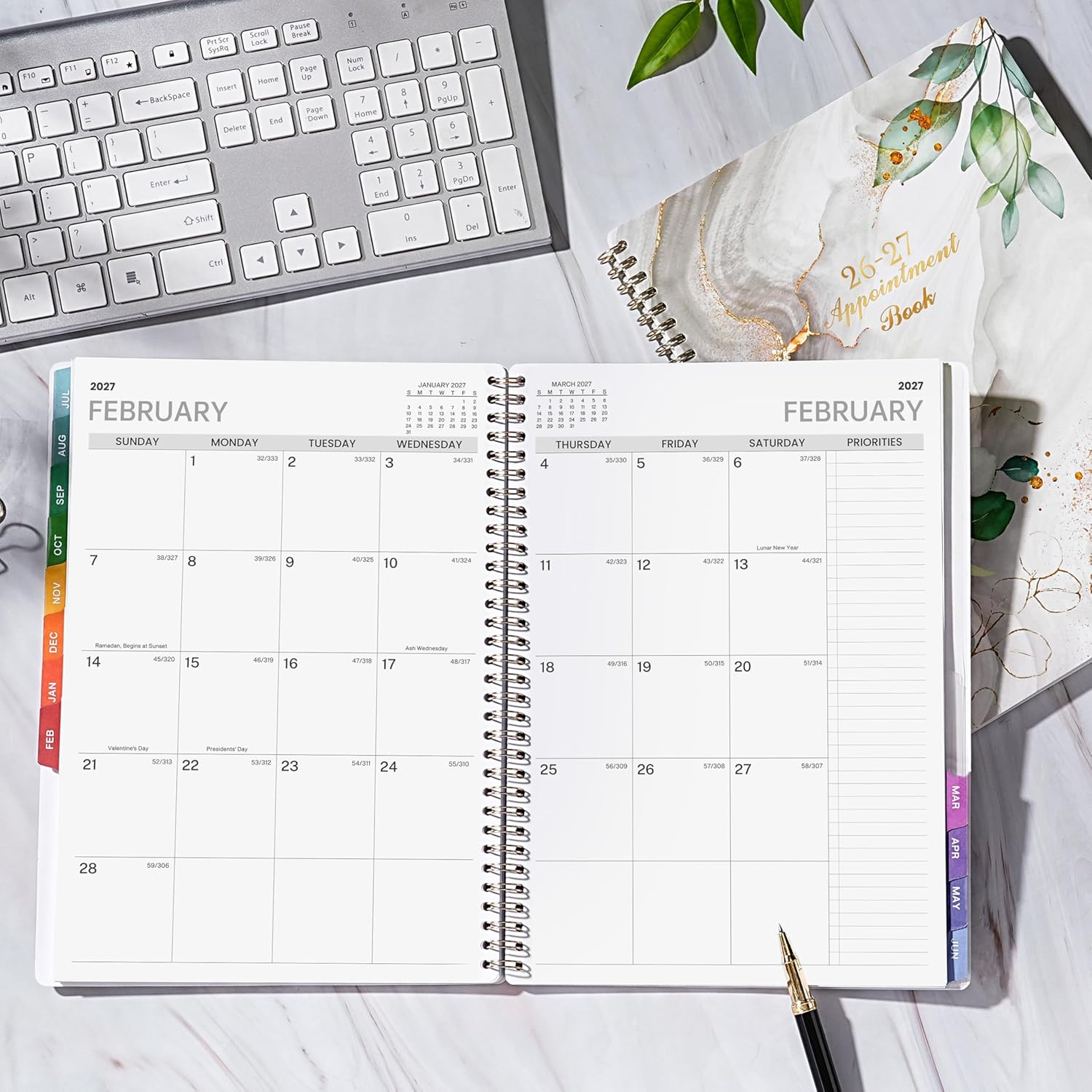 Appointment Book 2026-2027 Daily Planner July 2026 – June 2027 8.5” x 11” NEW