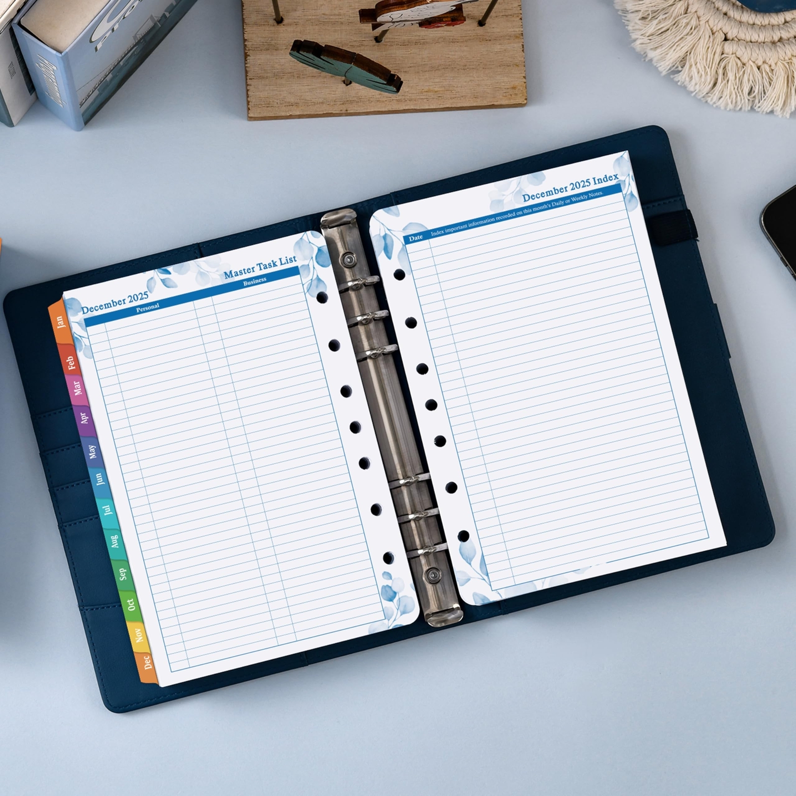 Planner Refills 2025 – Jan.2025 – Dec.2025, Two Pages Per Day Daily ᦀ