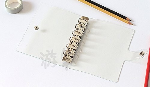 A6 A5 6-Holes Colorful PVC Cover Personal Organizer with Snap Button Closure …