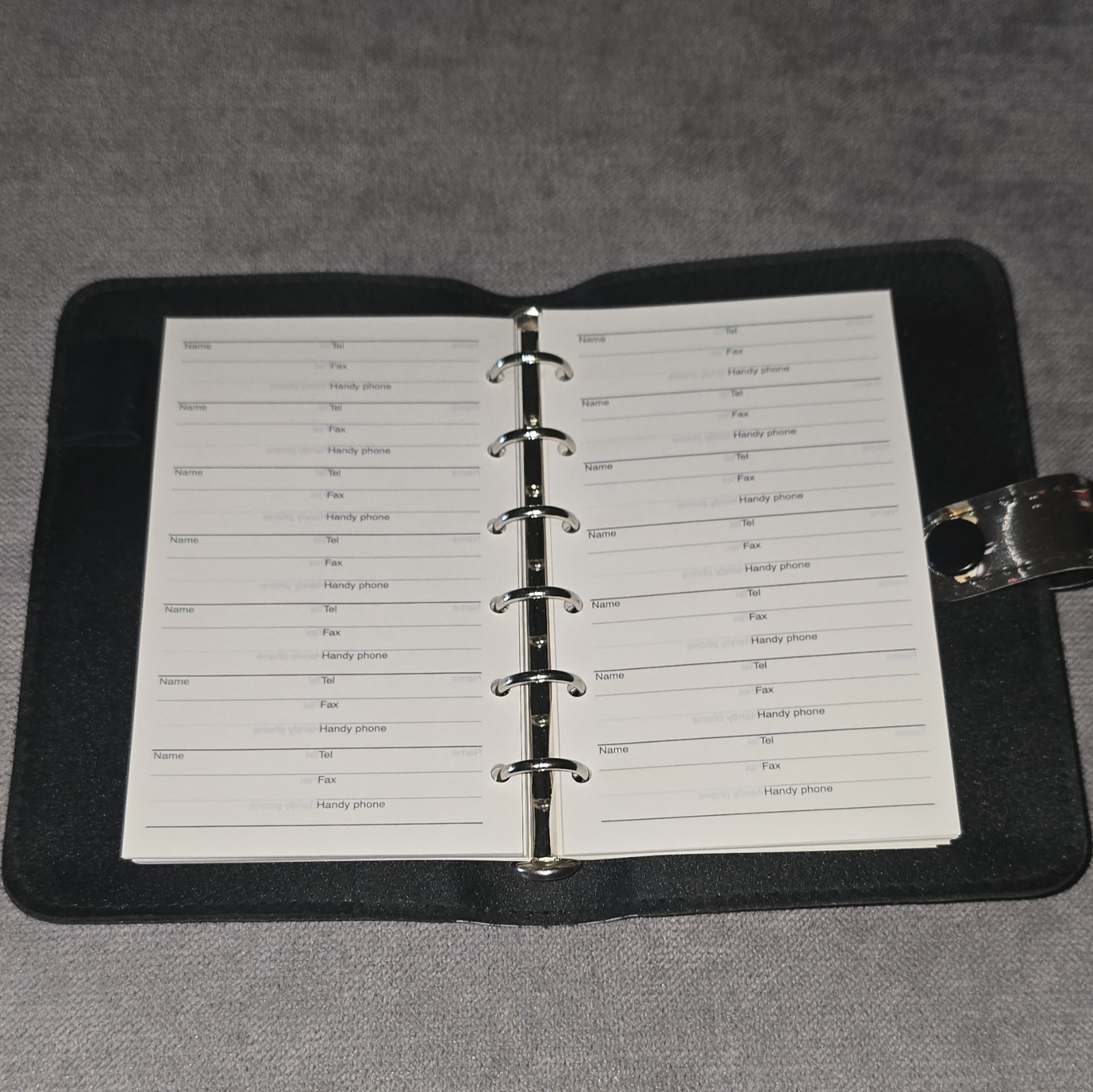 Mighty Atom Pocket Ring Binder Organizer Planner, Weekly Format, Snap Closure