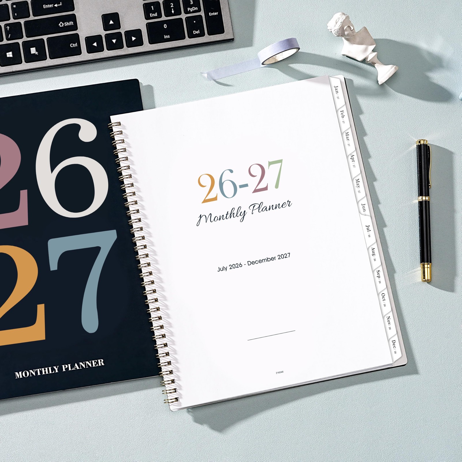 2026-2027 Monthly Planner – from July 2026 Large, Colorful