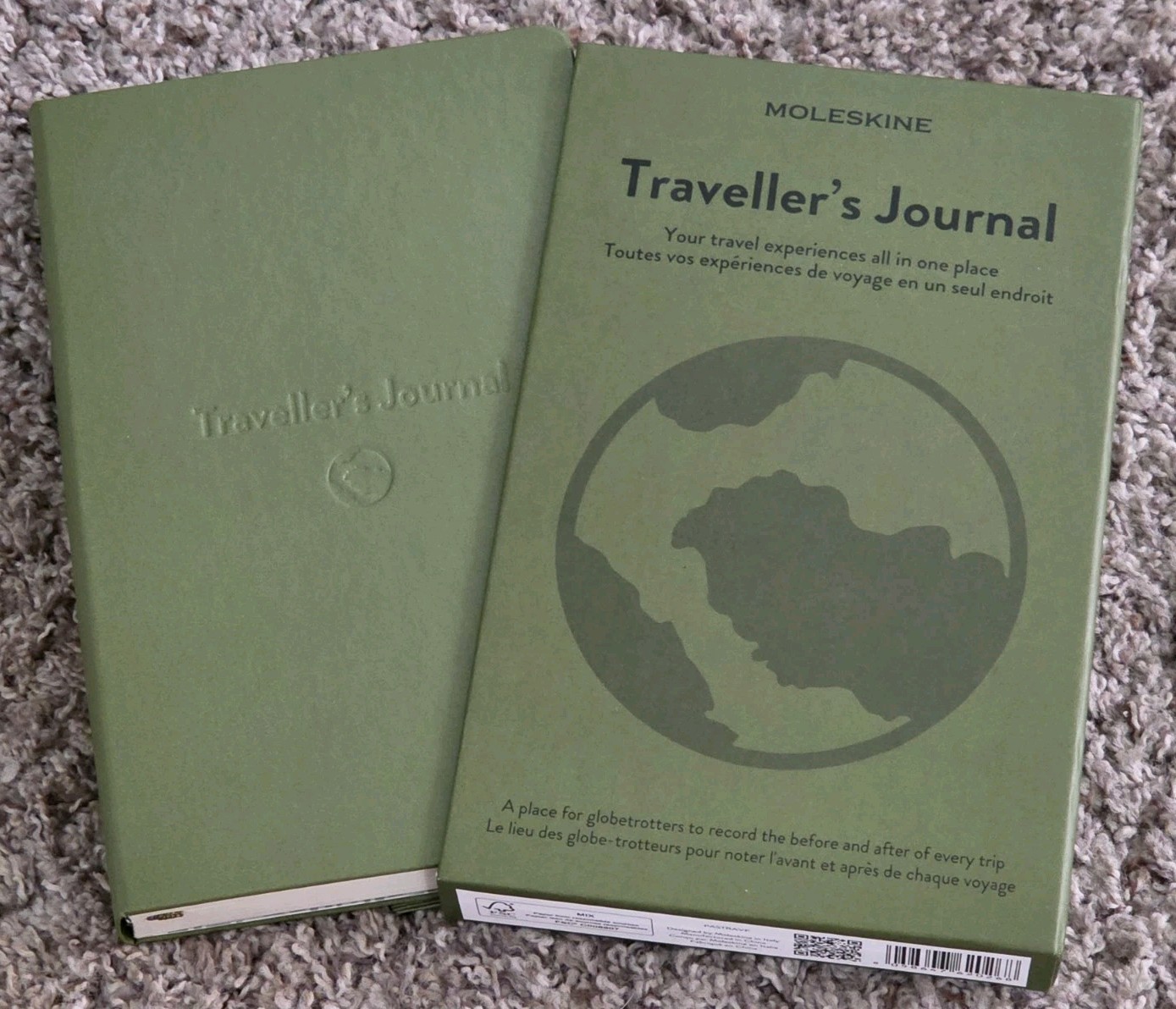 Moleskine Guided Traveller’s Journal Green 5.12″x8.25″ – 400 Pages NEW