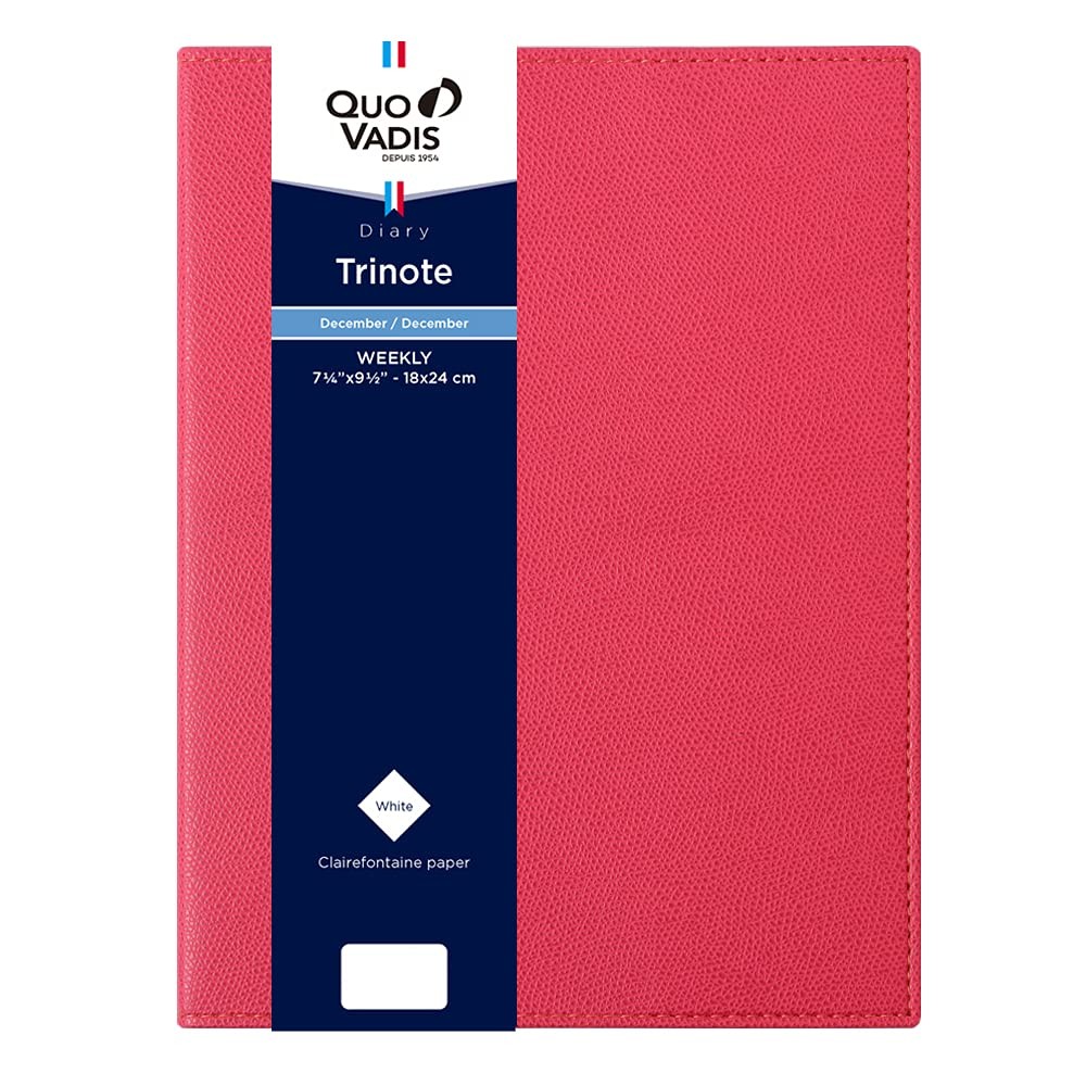 QUO VADIS Planner Diary, Framboise, qv04802fra