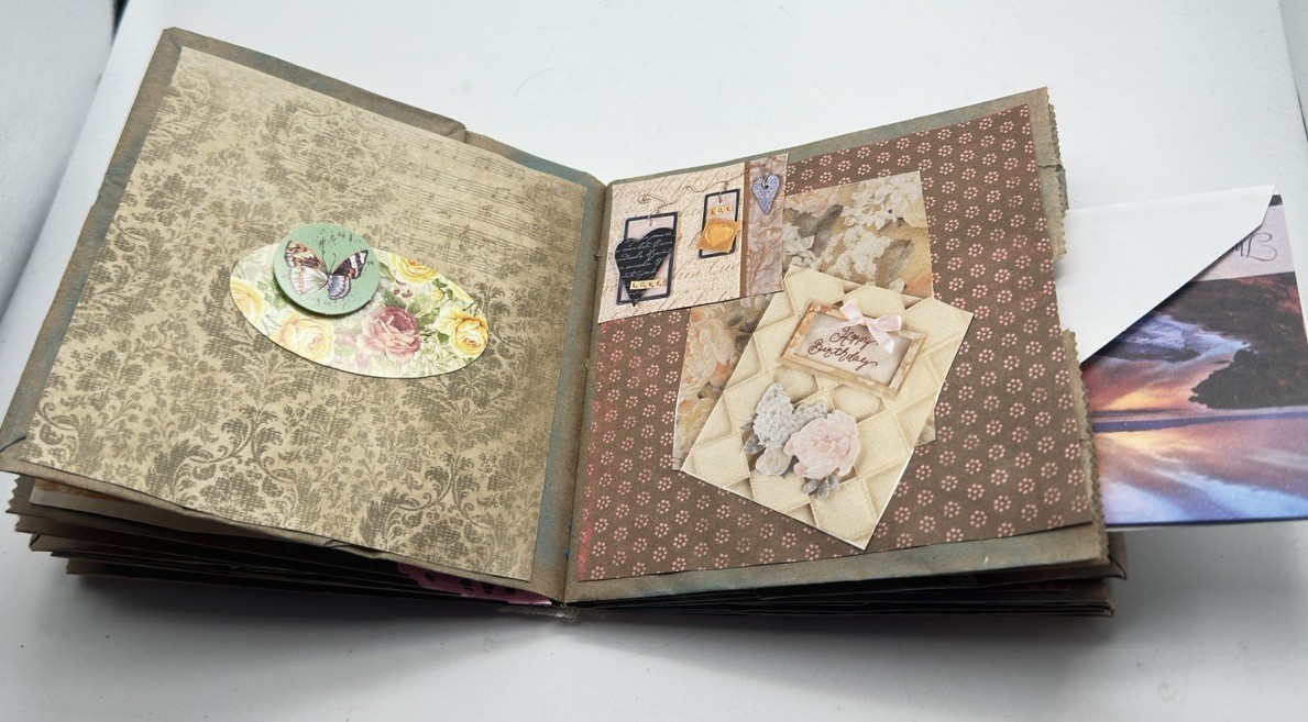 Junk Journal Wishes Themed Medium Is Brown Paper Bags