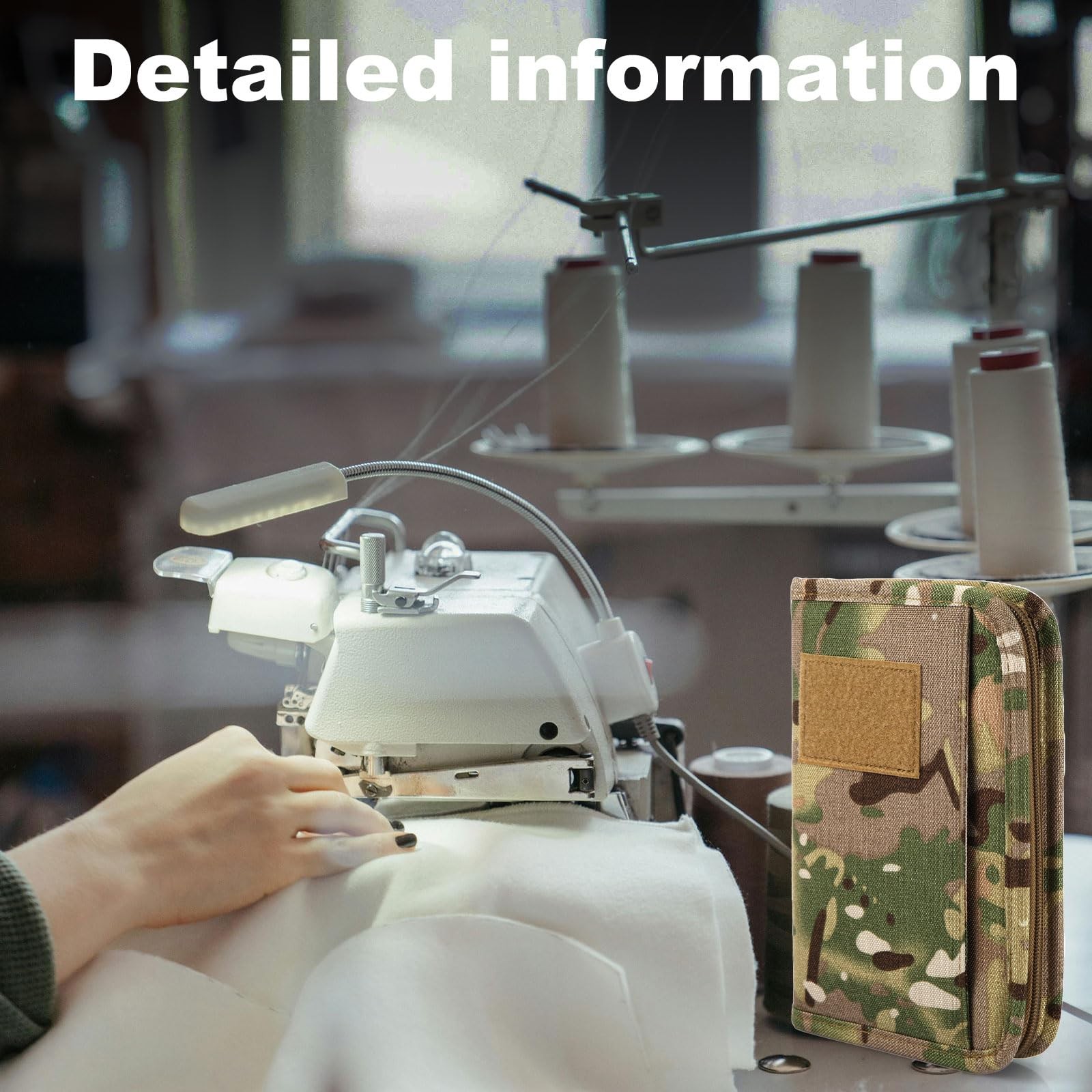 Military Army Ring Binder Zippered Portfolio M, As Shown in the Picture