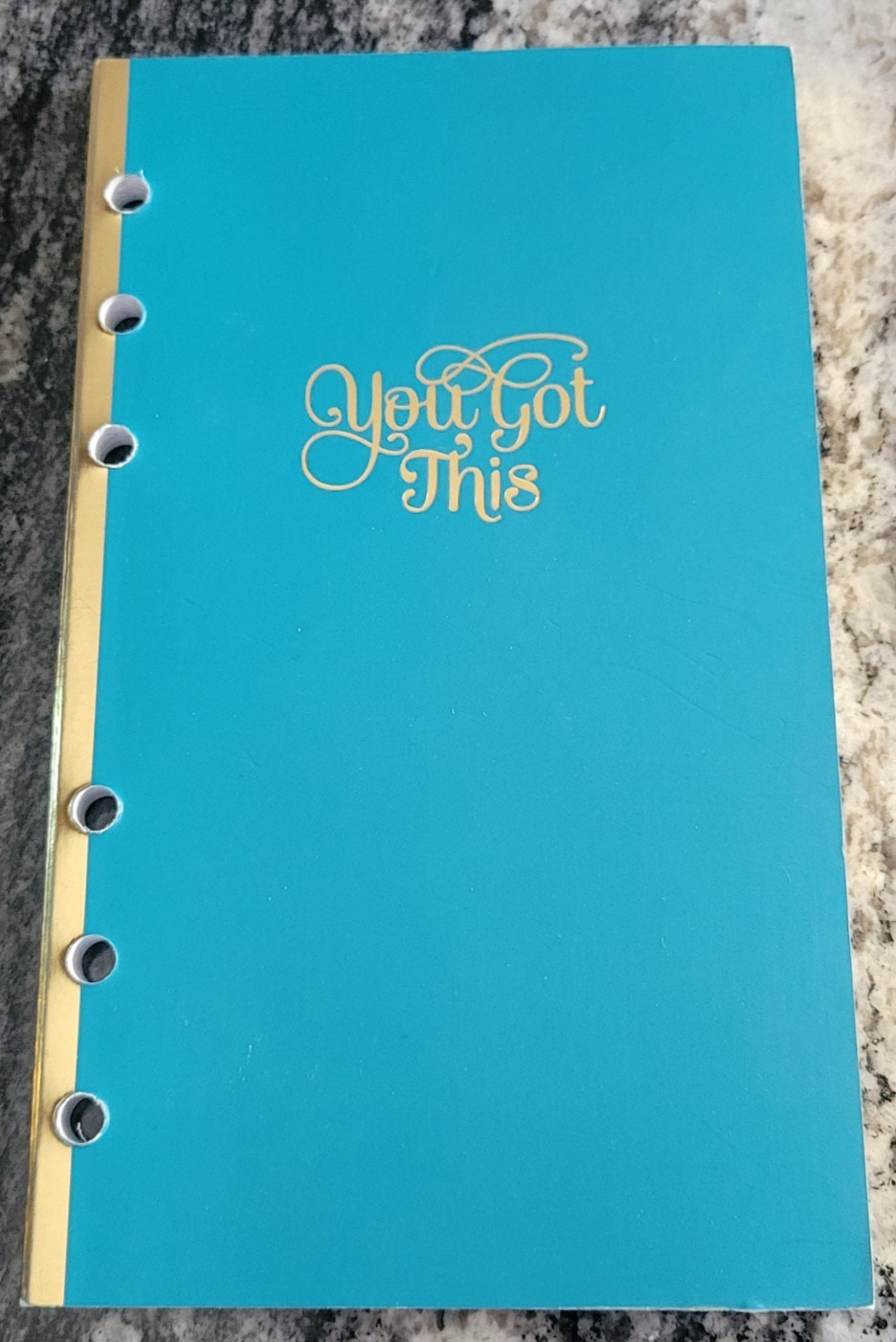 YOU GOT THIS Recollections Creative Year JOURNAL DIARY Gold & Blue 7X4″ inches